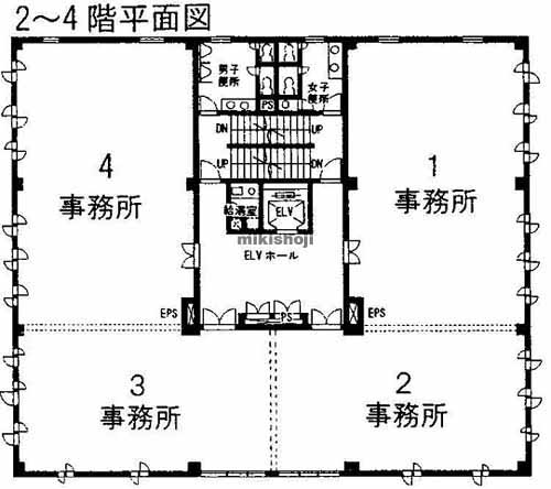 アーベイン仲町台ビル 平面1