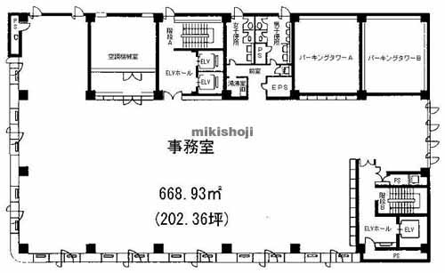 ＨＦ横浜山下町ビル 平面1