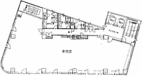 横須賀市のアサヒ横須賀ビル 平面1