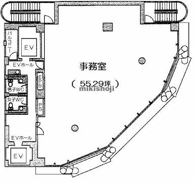 関内のＫａｎｎａｉ　ｅｘ 平面1