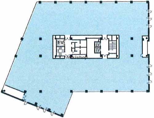 横浜ビジネスパーク　ノーススクエアⅢ 平面1