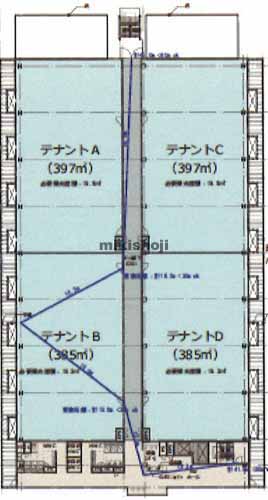 川崎区のCYBERNICS MEDICAL INNOVATION BASEｰA 平面1
