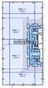 関内のハーバーステージ横浜北仲 平面1