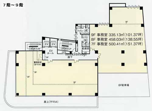 名駅南・平池町の原ビルディング 平面1