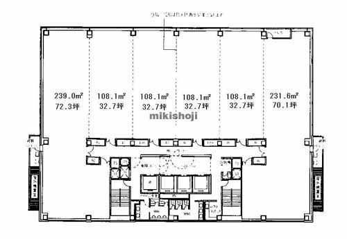 ＬＵＣＩＤ　ＳＱＵＡＲＥ　ＮＡＧＯＹＡ(旧:ＫＳ) 平面1