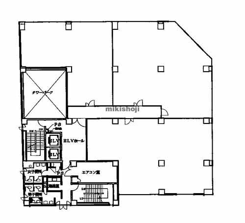 明治安田生命今池内山ビル 平面1