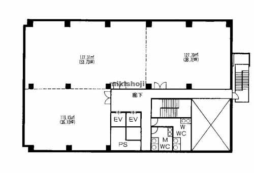 ヤハギ東桜ビル 平面1