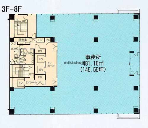 牛島町・則武新町3丁目のＴＯＭＩＴＡ・ＢＬＤ 平面1