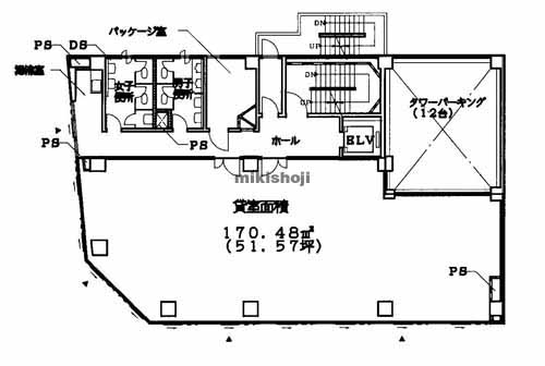 岡崎フロントビル 平面1