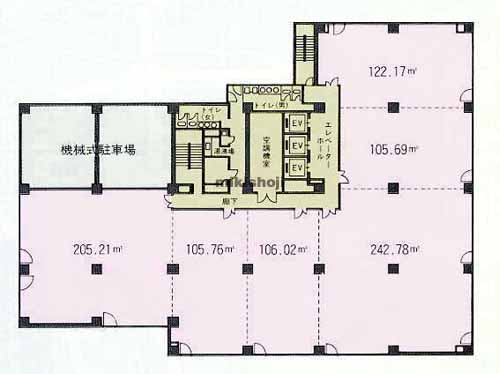 住友生命静岡常磐町ビル 平面1