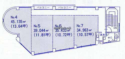 鈴鹿市全域の鈴鹿冨田ビル 平面1