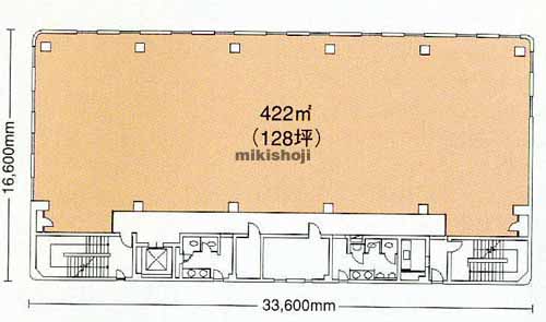 伊勢駅前三交ビル(旧:三銀日生ビル) 平面1