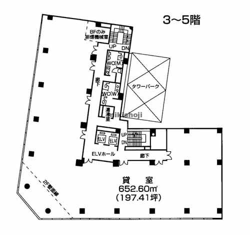田中産商第一生命共同ビルディング 平面1