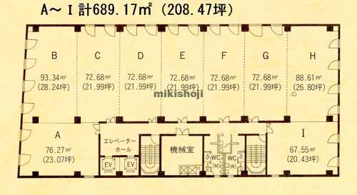 明治安田生命松本大手ビル 平面1