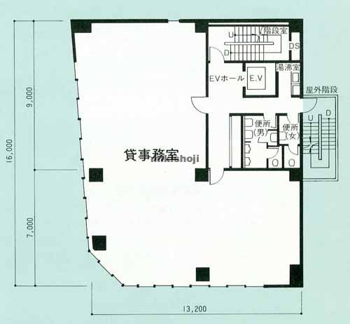東海保険・ガーデンビル 平面1