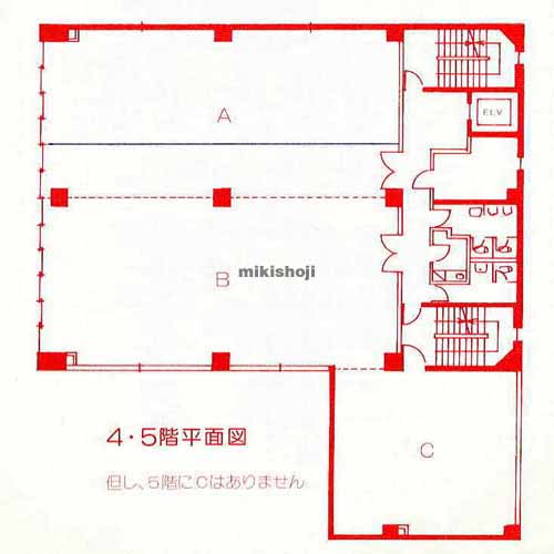 岐阜市全域の梅田ビル 平面1