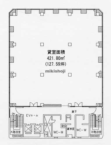 静岡市全域の第１ヨシコン常磐町ビル 平面1