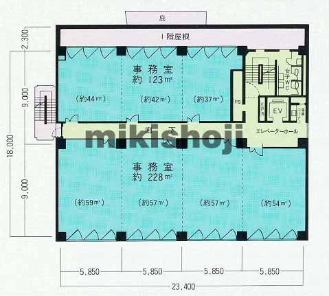 岡崎市全域のアドバンス・スクエア岡崎西館 平面1