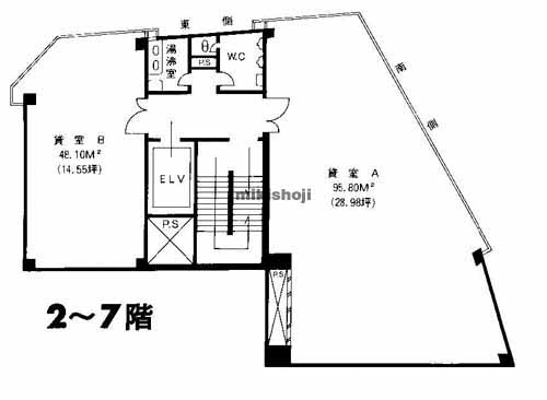今池堂ビル 平面1