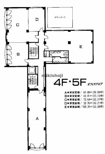 ＨＡＳＥＧＡＷＡビル 平面1