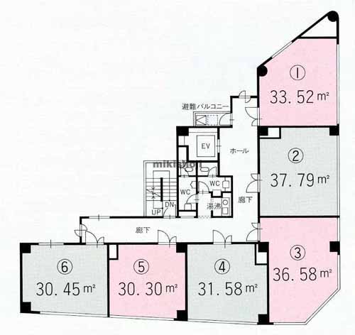 北区全域の黒川ビル 平面1