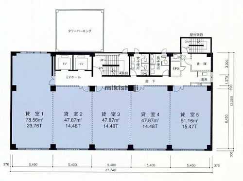 太陽生命清水ビル 平面1