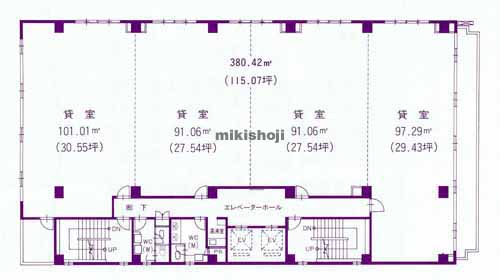 豊田市全域の朝日生命新豊田ビル 平面1