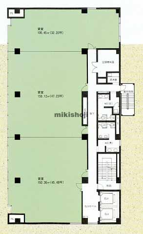 日本生命豊田市役所前ビル(旧:中根ニッセイビル) 平面1