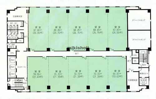 ニッセイ静岡駅前ビル 平面1