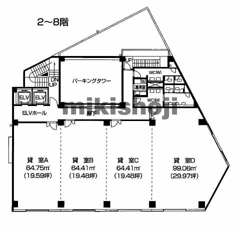 桜井・第一共同ビル 平面1