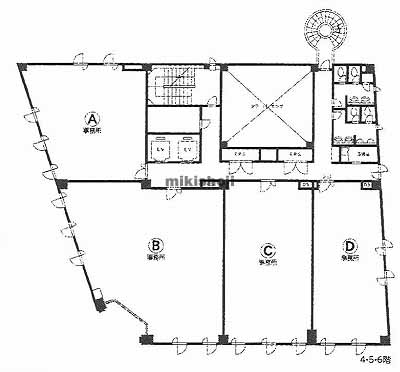 富士火災豊田ビル 平面1