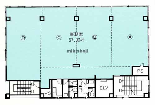 春日井市全域の三原ビル 平面1