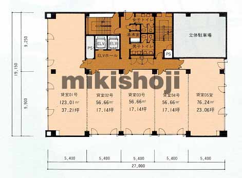 津中央ビル 平面1