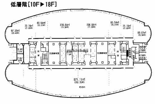 浜松アクトタワー 平面1