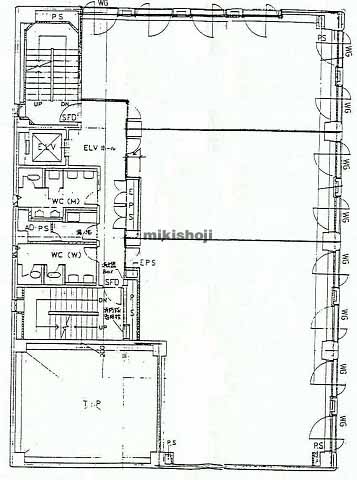 津フコク生命ビル 平面1