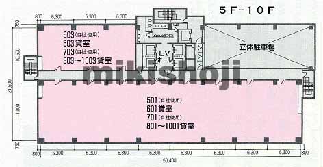 エクセルワード静岡ビル 平面1