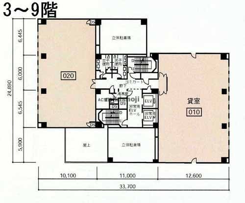 大同生命松本ビル 平面1
