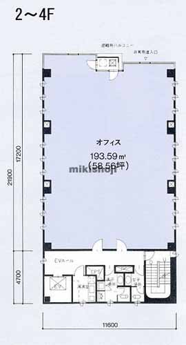 天白区全域のＫＭビル 平面1