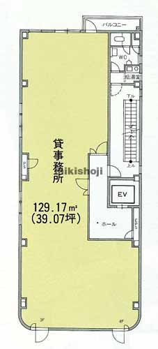 豊田市全域のクレッセントビル 平面1