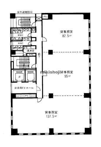 静岡市全域の静岡栄町ビル 平面1