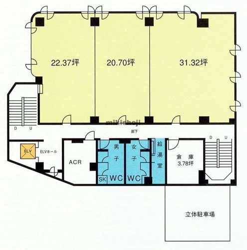 三島市全域の三島ＮＫビル 平面1