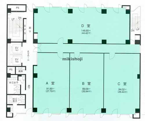 ナカジマ会館ビル 平面1
