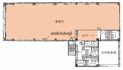 JMFビル名古屋錦01(旧:富士ソフト名古屋ビル) 平面1