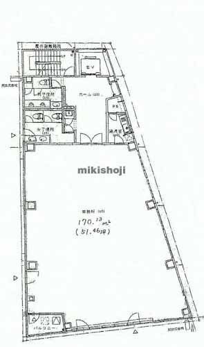 熱田区全域のヤガミ金山ビル 平面1