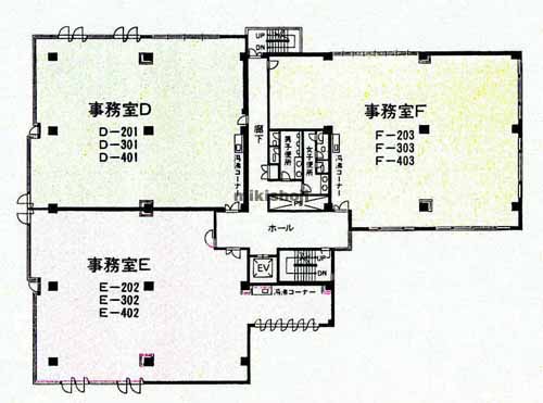 三島市全域の東レシャンピア三島ビル 平面1