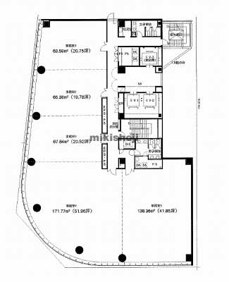 静岡市全域の水の森ビル 平面1