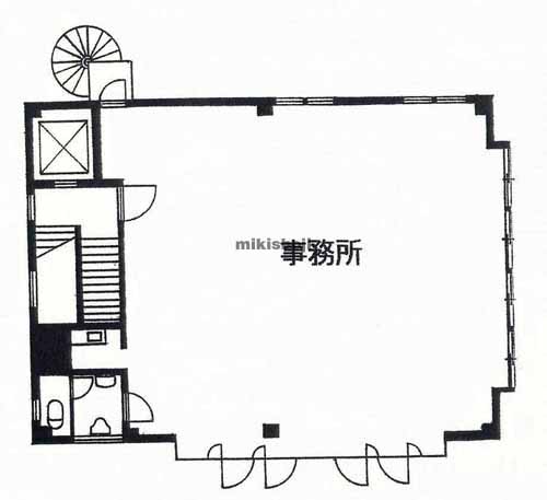 刈谷市全域のカタヤマビル 平面1