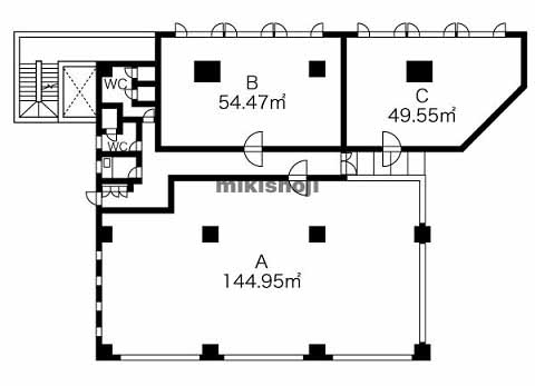 大昴(ﾀｲｺｳ)ビルⅠ 平面1