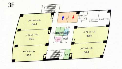名古屋ビジネスインキュベータ（nabi/金山） 平面1