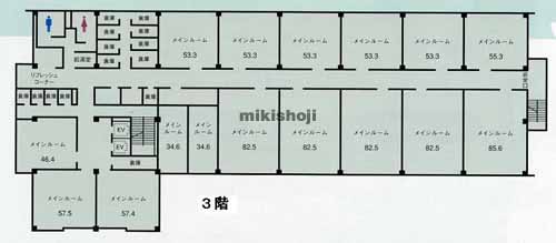 名古屋ビジネスインキュベータ白金(nabi/白金) 平面1